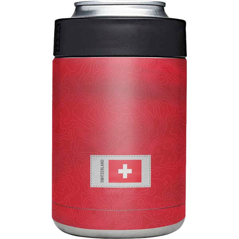 Switzerland Soccer Flag Yeti Colster Can Insulator  Skin